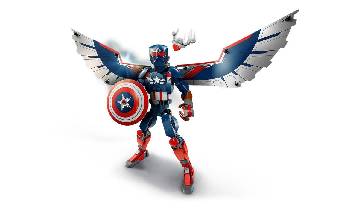 LEGO Marvel New Captain America Construction Figure 76296 Building