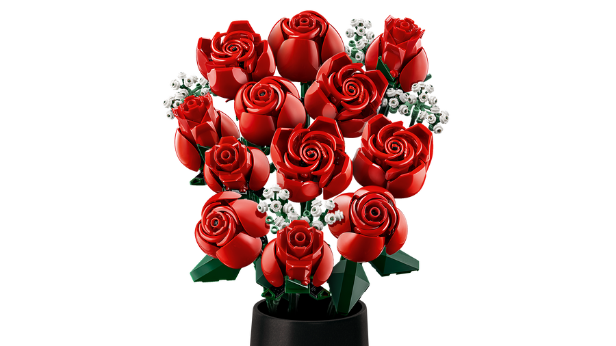 Icons Bouquet of Roses Building Set 10328 (822 Pieces)