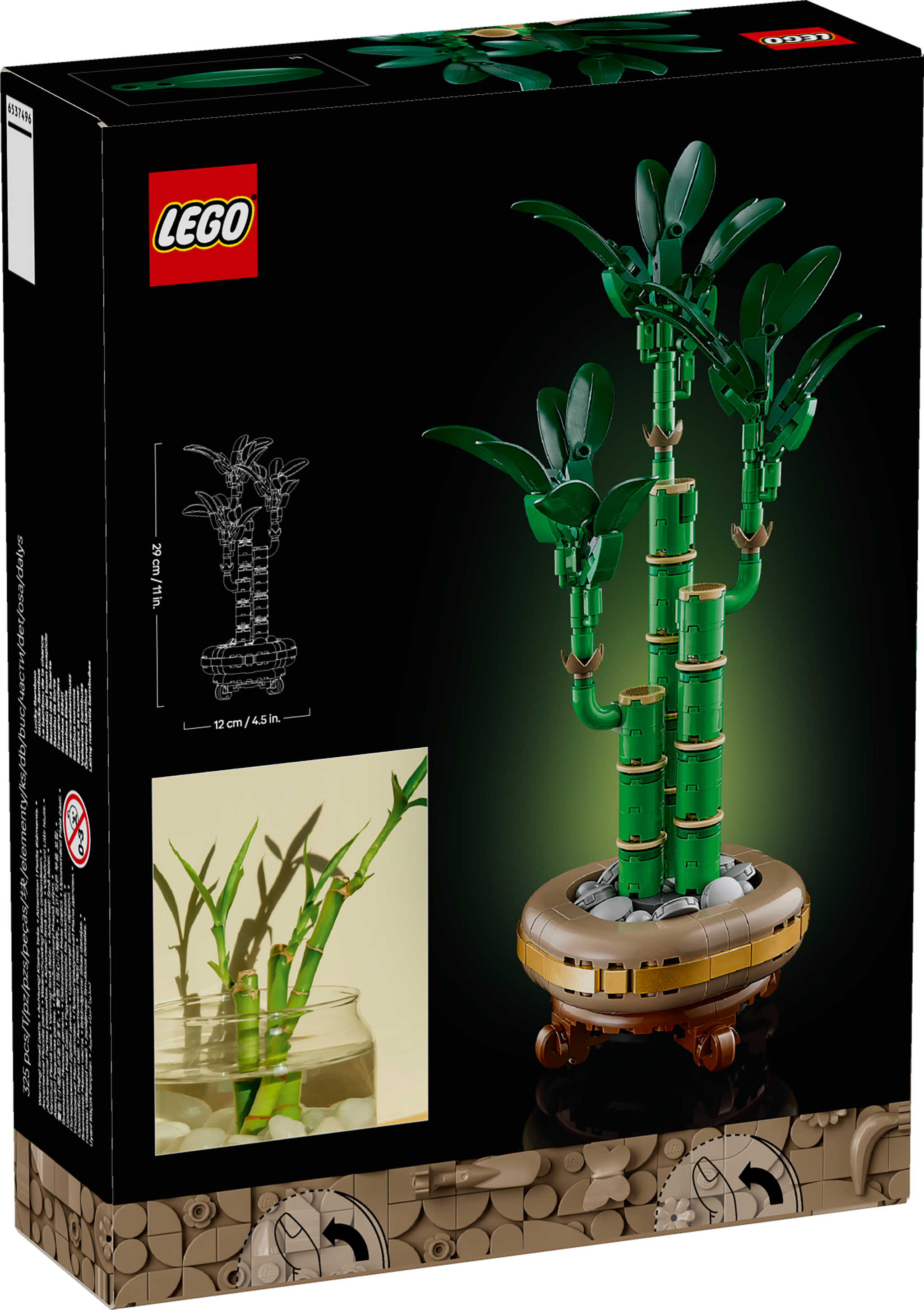 置物 LEGO Botanicals Lucky Bamboo Plant Decor 10344 Botanical Set