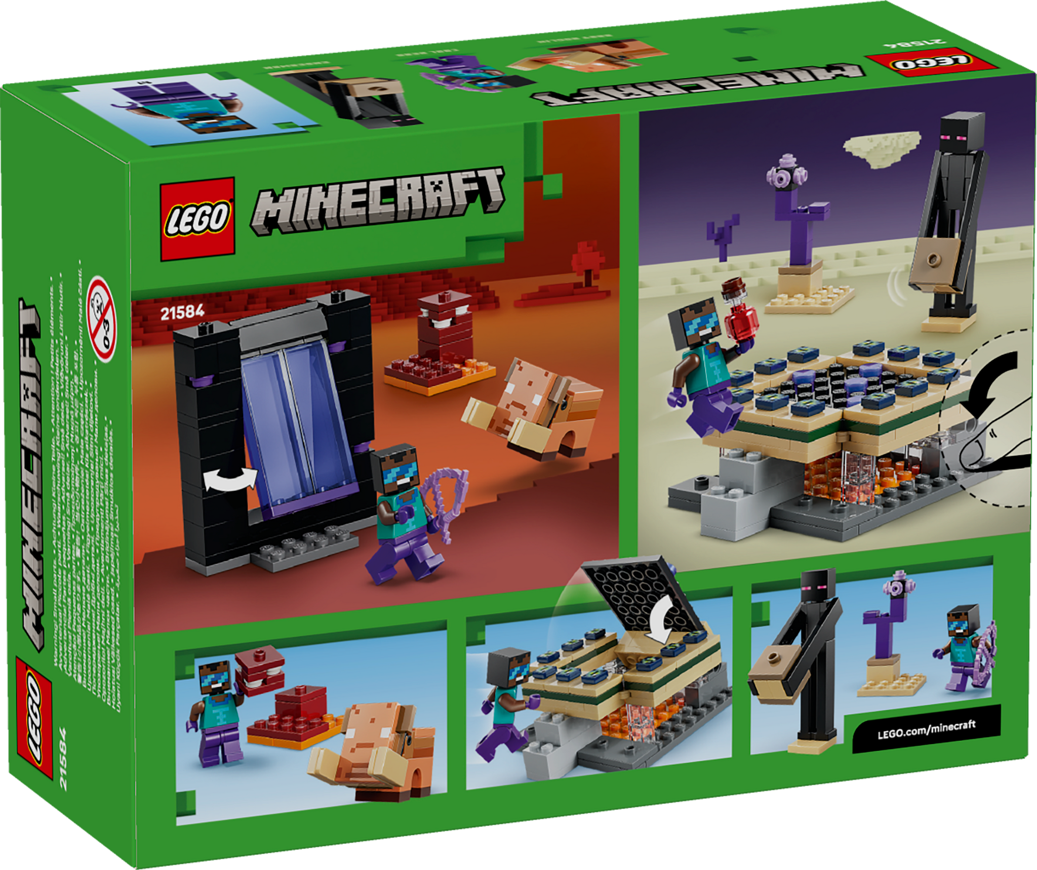 LEGO® Minecraft® Nether & End Portal Journey Gamer Toy 21584 LEGO® Minecraft® Nether & End Portal Journey Gamer Toy 21584