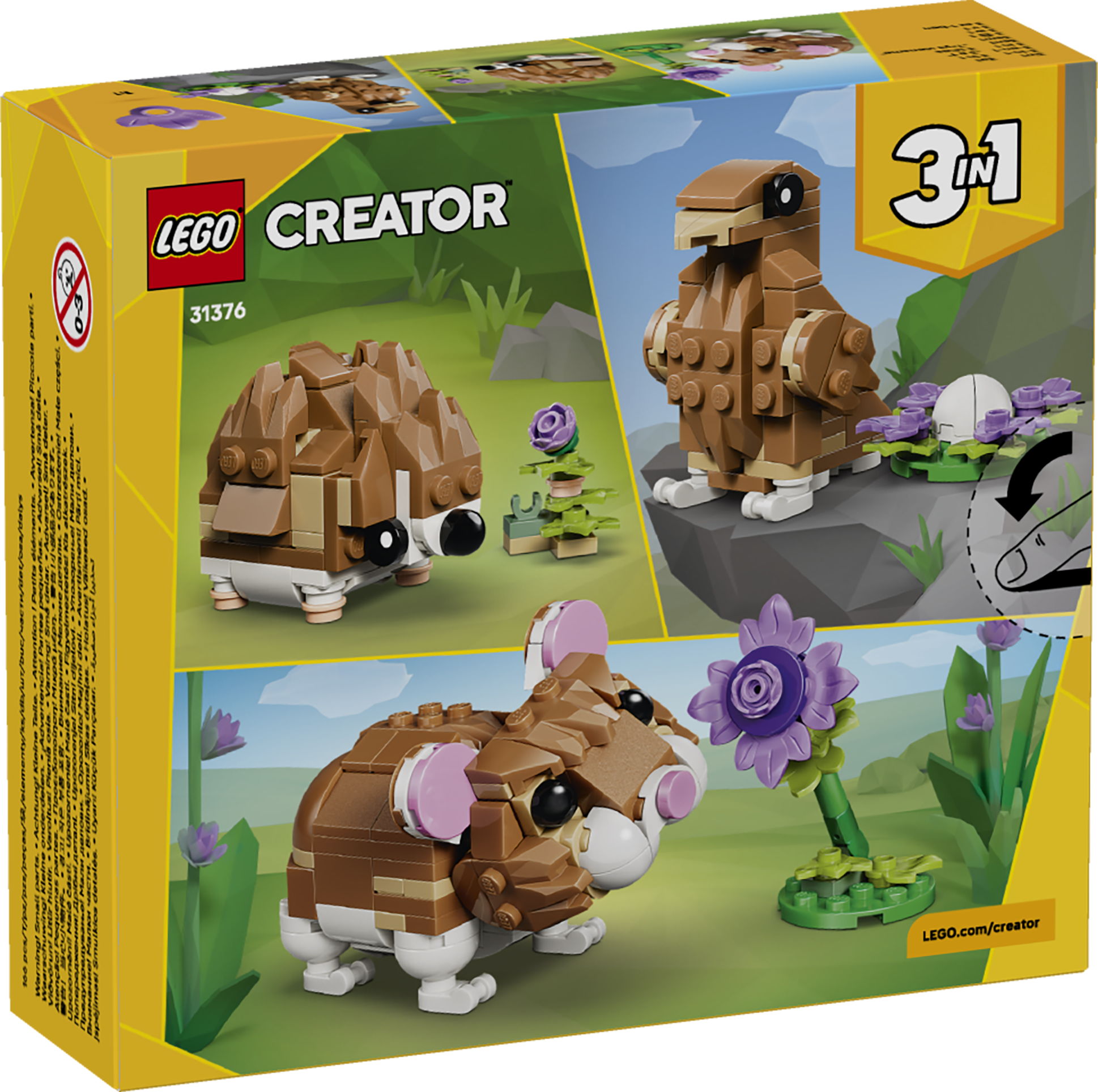 『clover様　オーダー出品ページ』 LEGO® Creator 3 in 1 Cute Hamster with a Flower Toy 31376 – lego