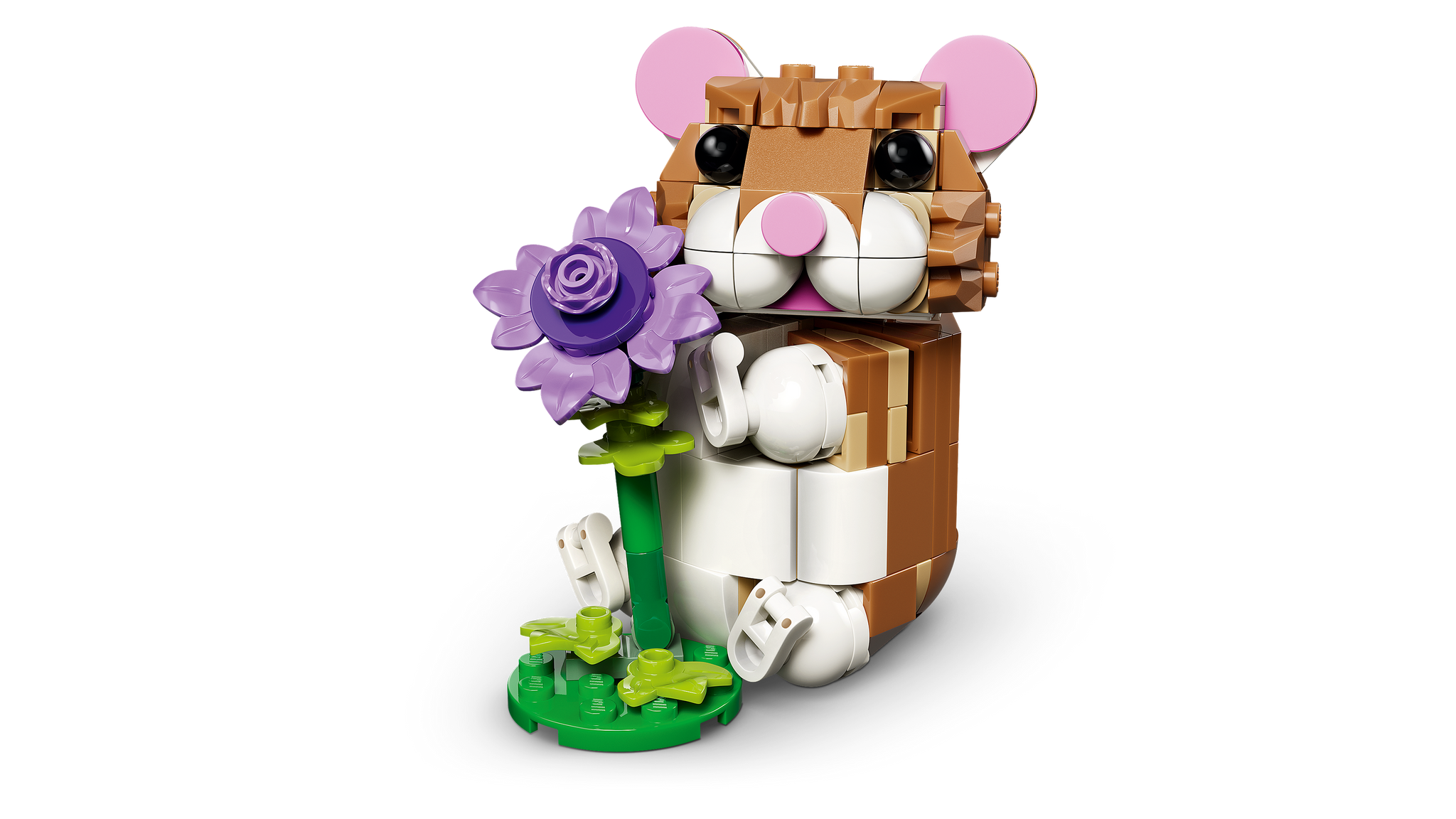 【NEW】にゃんSMILE LEGO® Creator 3 in 1 Cute Hamster with a Flower Toy 31376 – lego