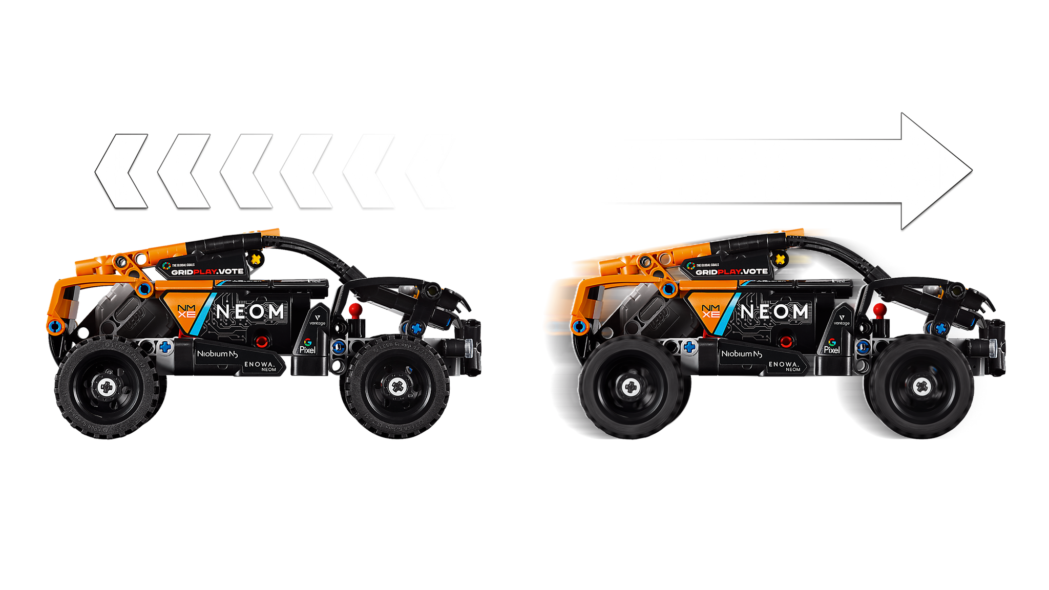 LEGO Technic Neom Mclaren Extreme E Race Car 42166 Model Building