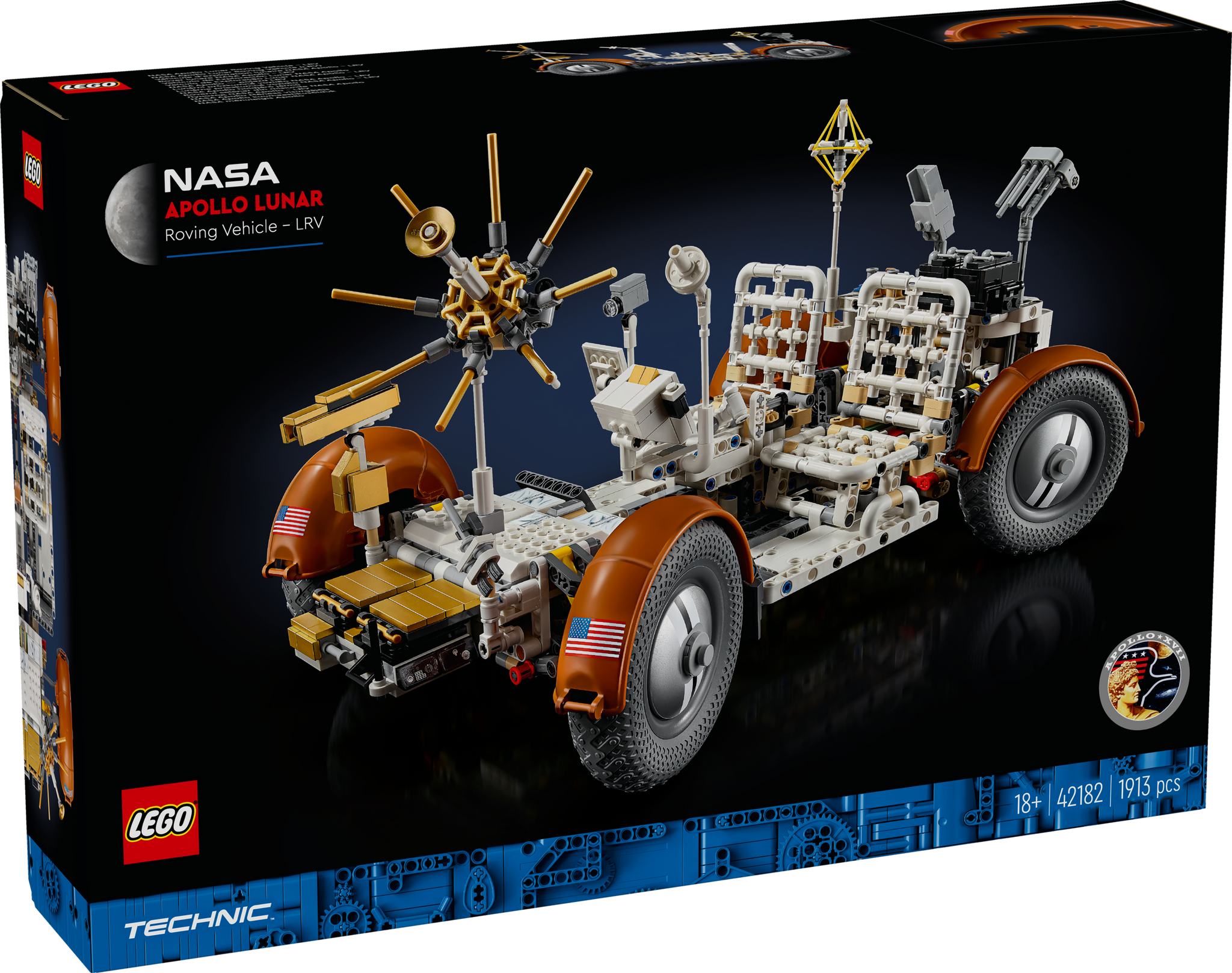 LEGO Technic Nasa Apollo Lunar Roving Vehicle Lrv 42182 Model