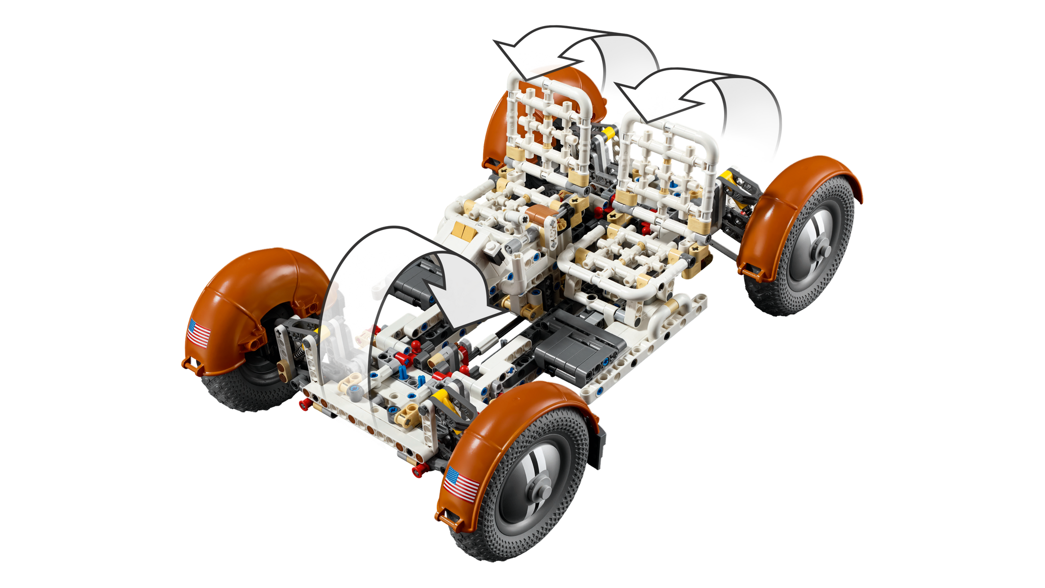 LEGO Technic Nasa Apollo Lunar Roving Vehicle Lrv 42182 Model