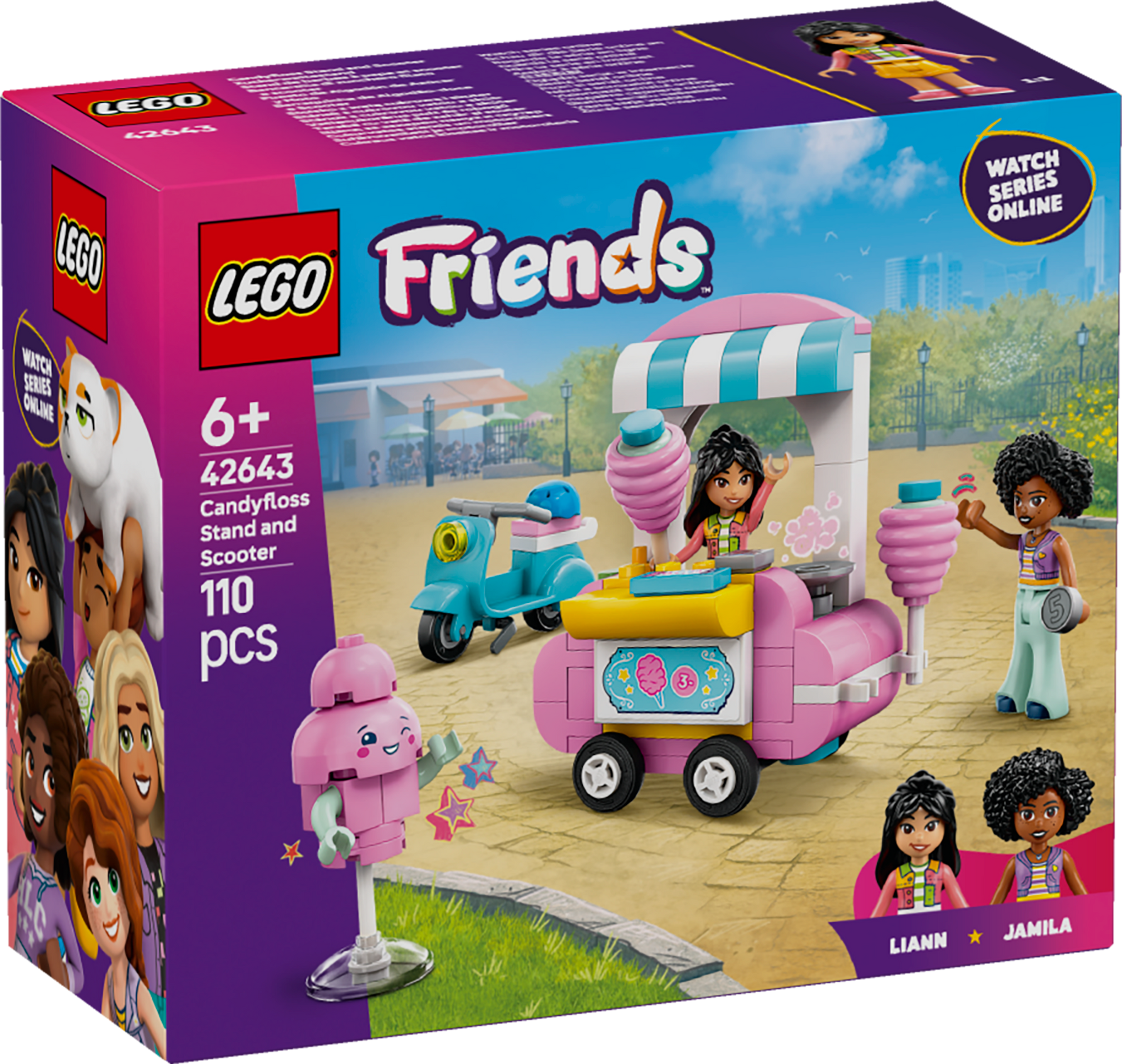 LEGO Friends Candyfloss Stand And Scooter 42643 Building Set