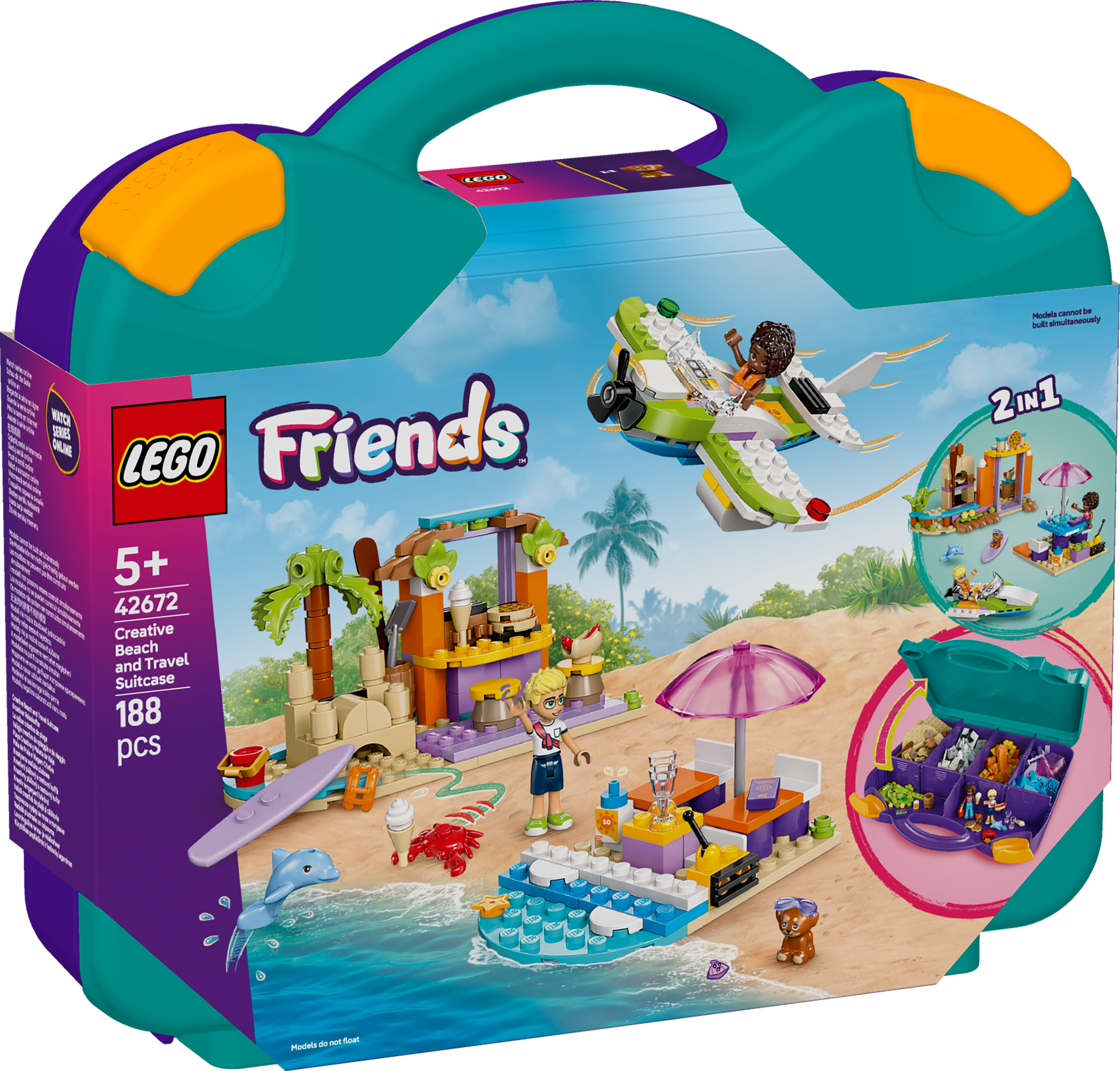 LEGO Friends Creative Beach And Travel Suitcase Buildable 42672 LEGO Friends Creative Beach And Travel Suitcase Buildable 42672