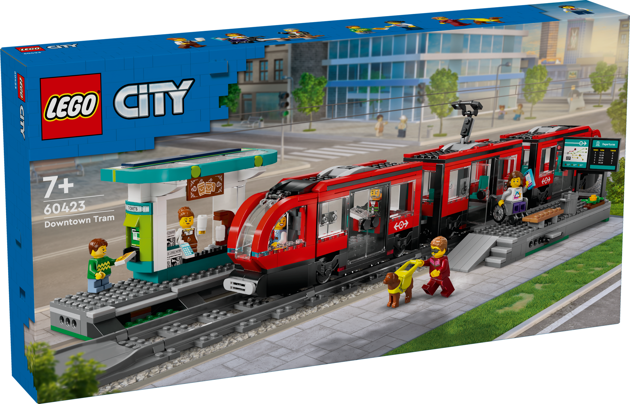 LEGO City Downtown Tram And Station 60423 Building Set – lego