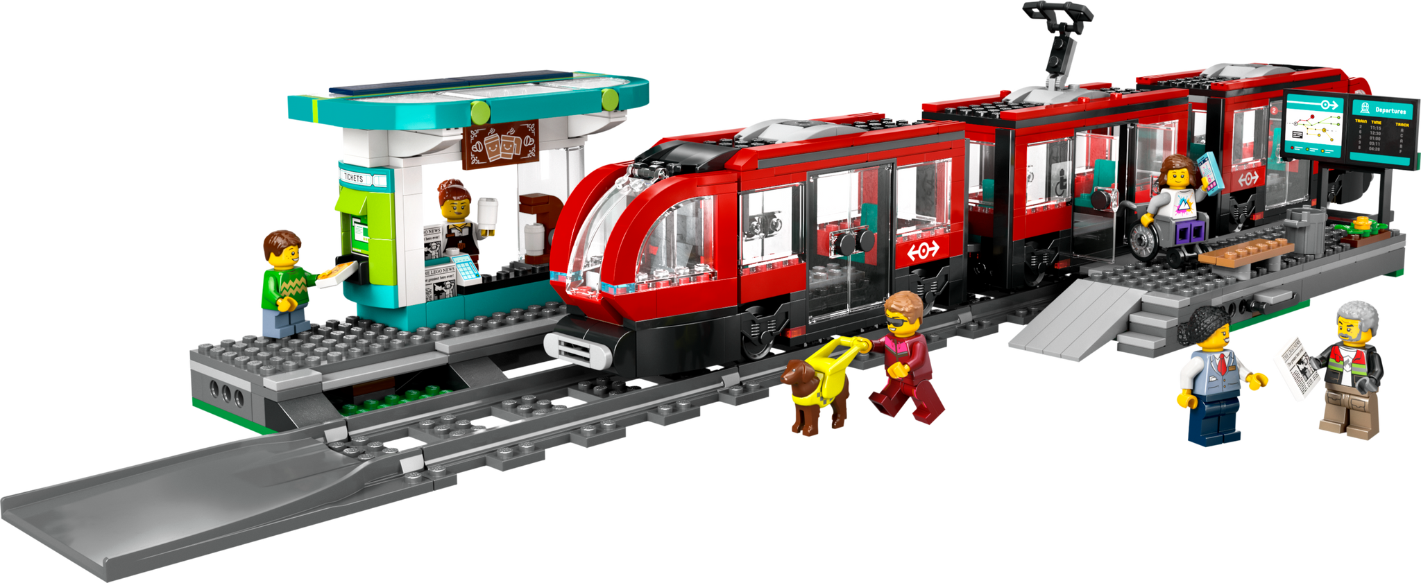 LEGO City Downtown Tram And Station 60423 Building Set – lego
