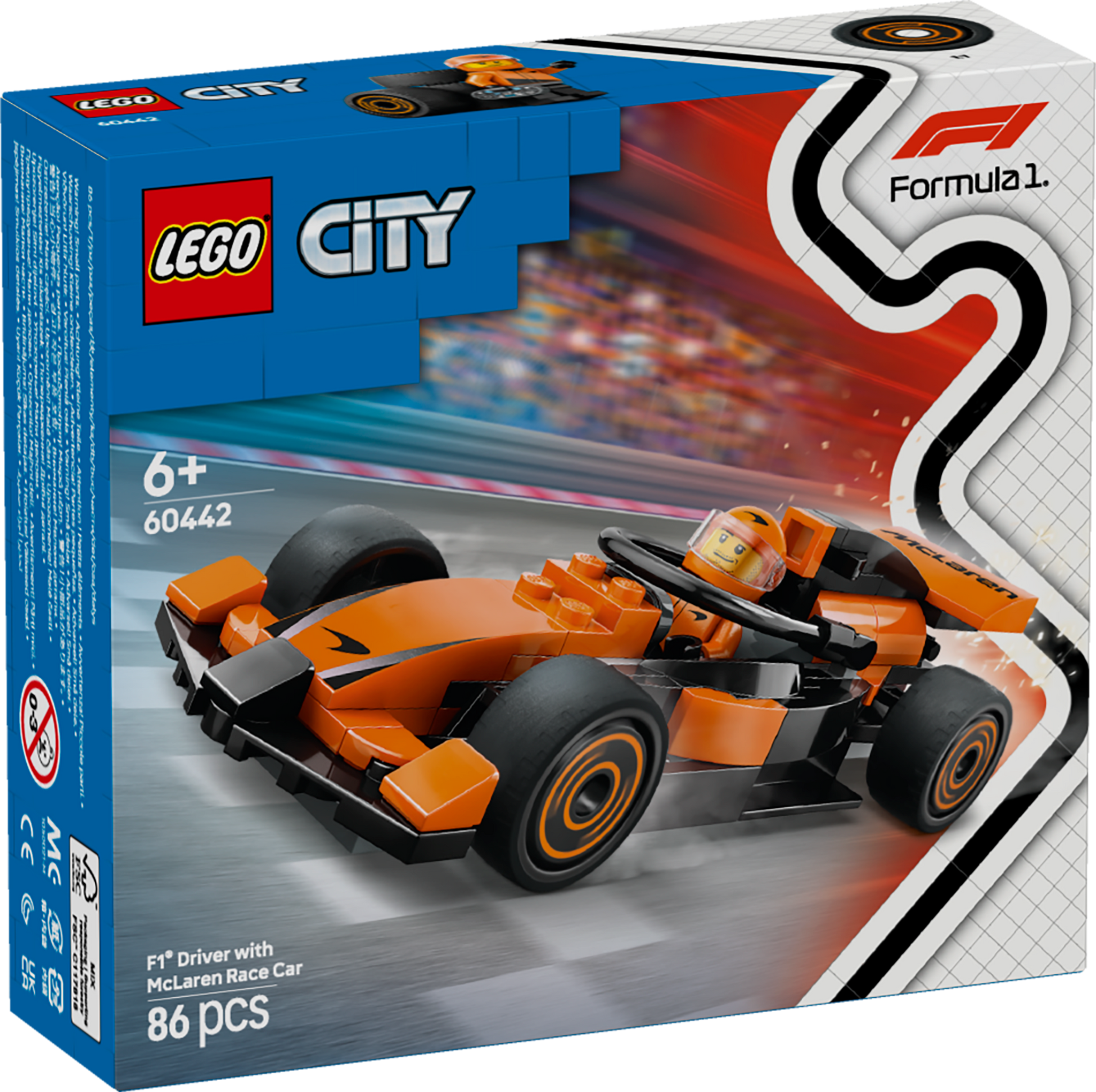 TOMY High-Speed F1 32 ミニカー 4点セット LEGO City F1 McLaren Race Car 60442 – lego certified store