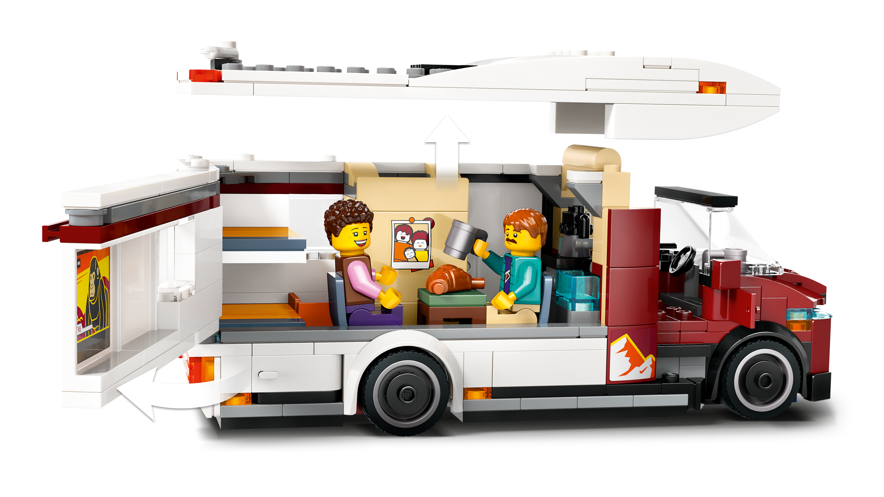 Lego Rvcookset LEGO City Holiday Adventure Camper Van 60454 Building Set – lego ...