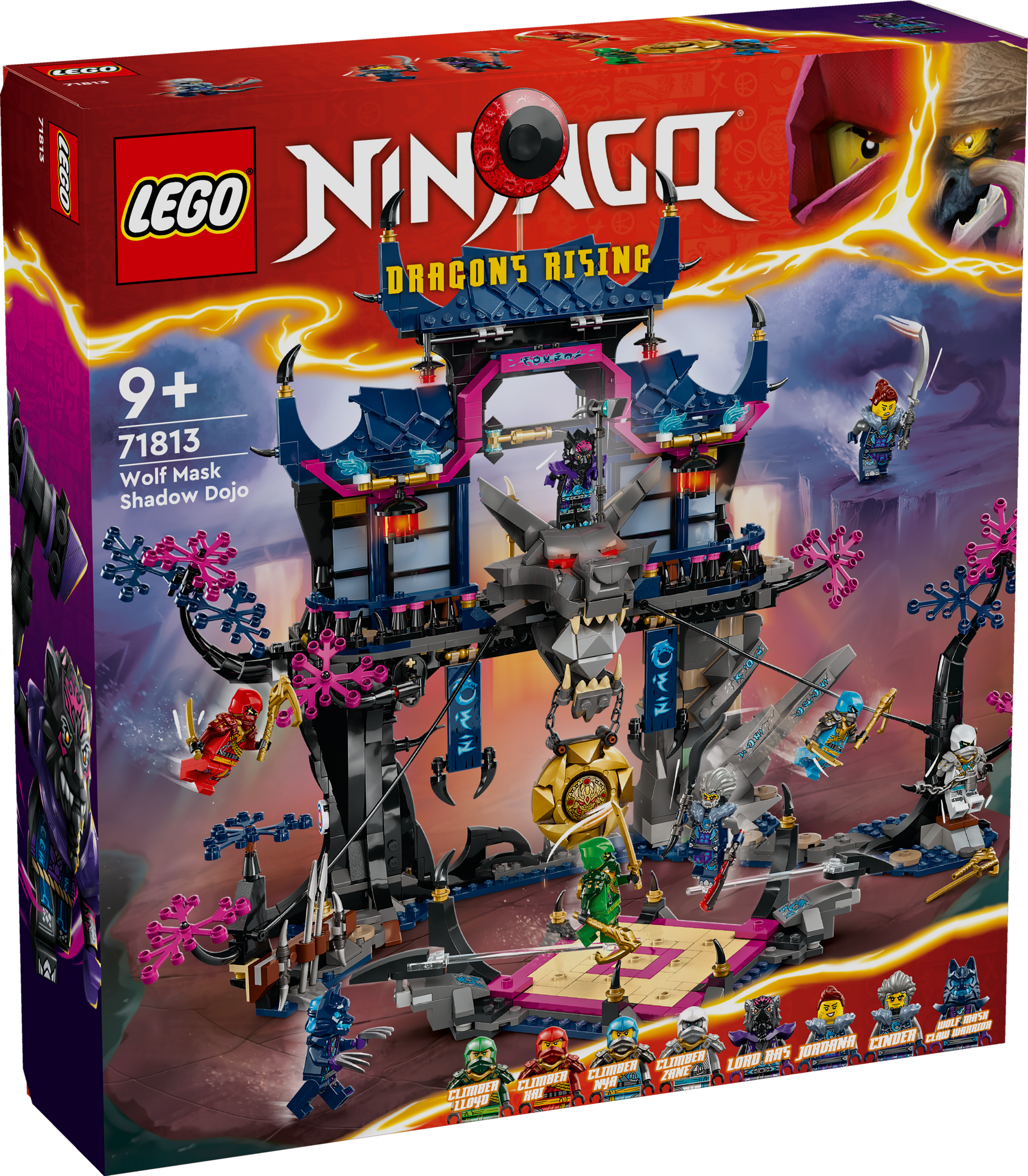 LEGO Ninjago Wolf Mask Shadow Dojo 71813 Building Set – lego
