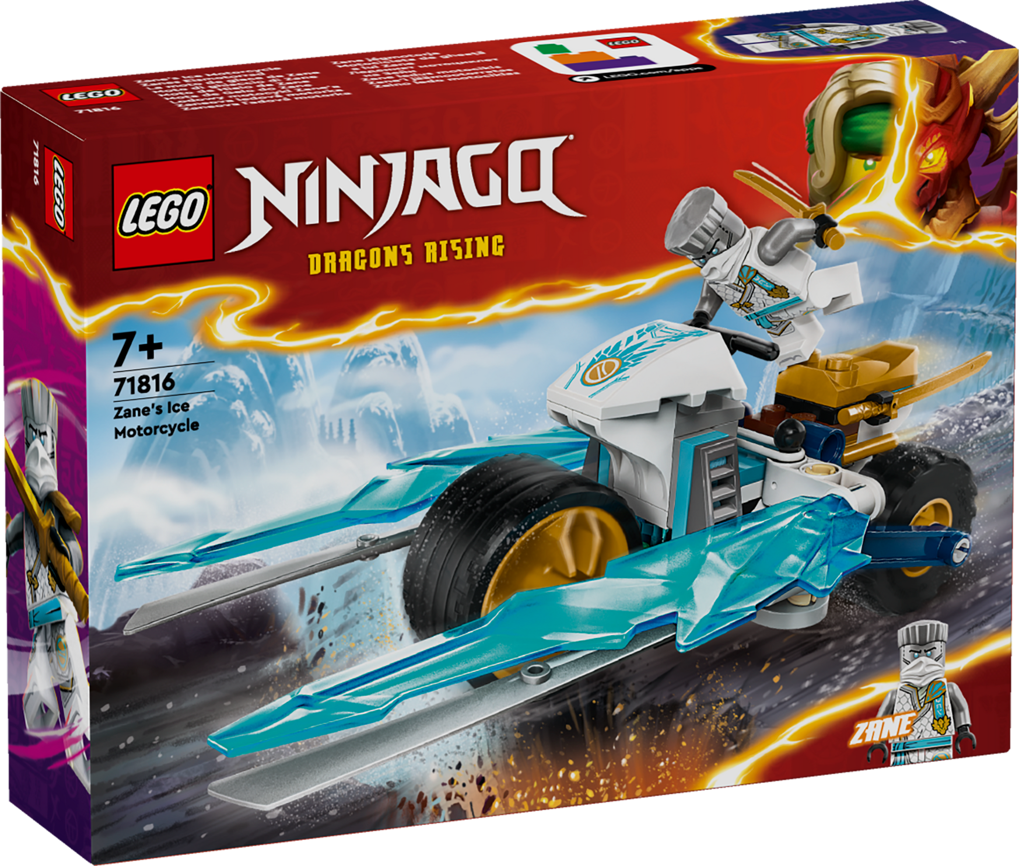 s様 LEGO Ninjago Zane S Ice Motorcycle 71816 Building Set – lego