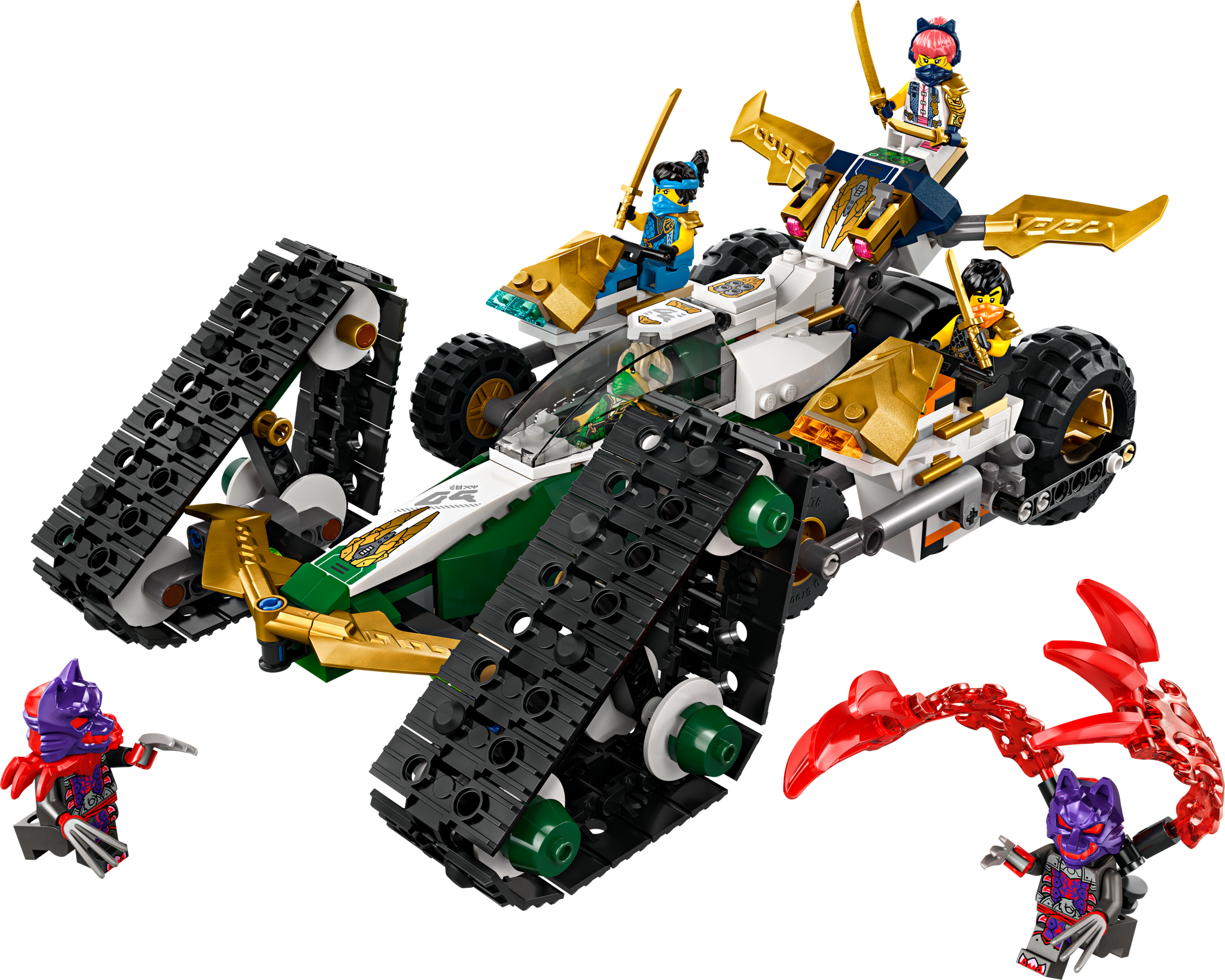 LEGO Ninjago Ninja Team Combo Vehicle 4 In 1 71820 Building Set