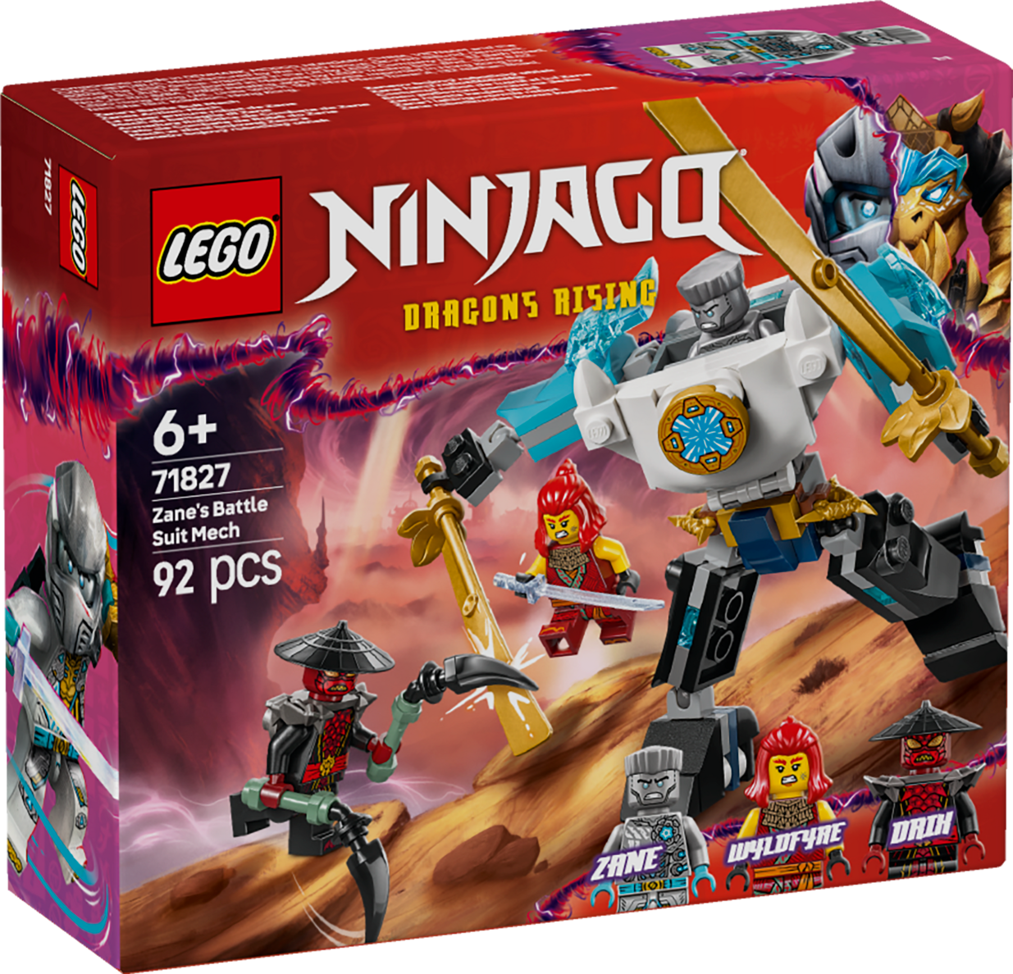 LEGO Ninjago Zane S Battle Suit Mech Pretend Play 71827 Building