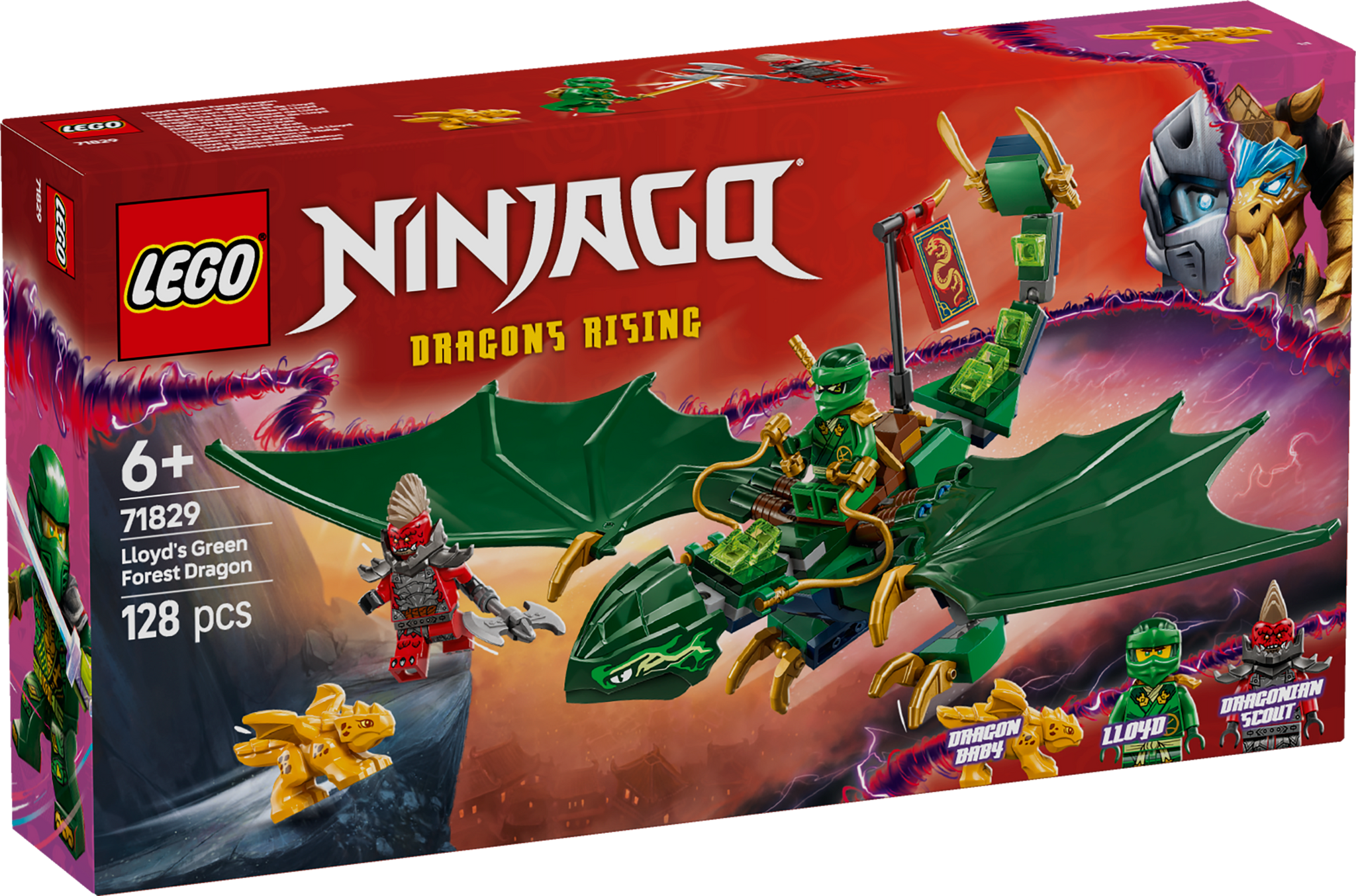 LEGO Ninjago Lloyd S Green Forest Dragon 71829 Building Set – lego