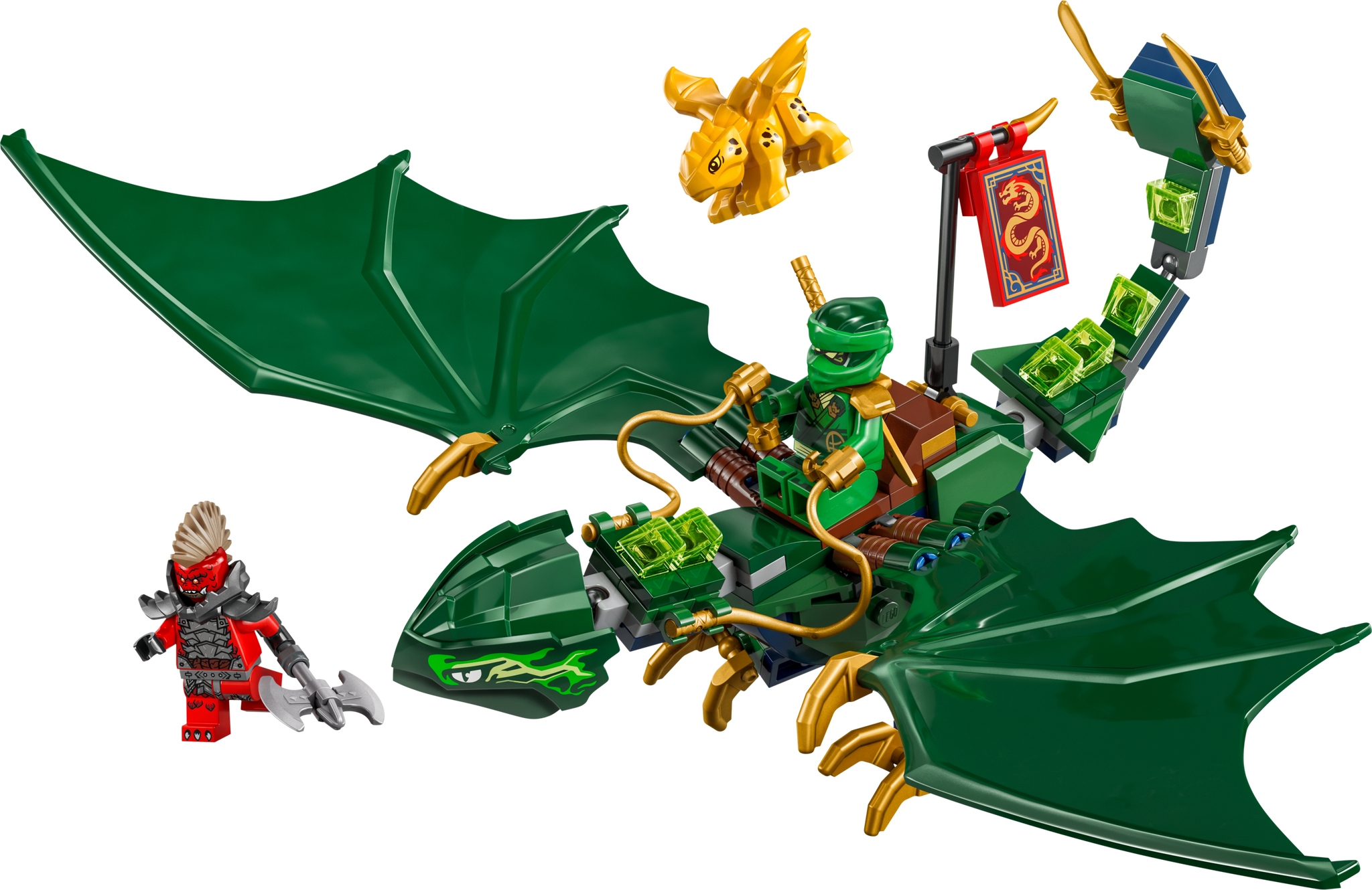 LEGO Ninjago Lloyd S Green Forest Dragon 71829 Building Set – lego