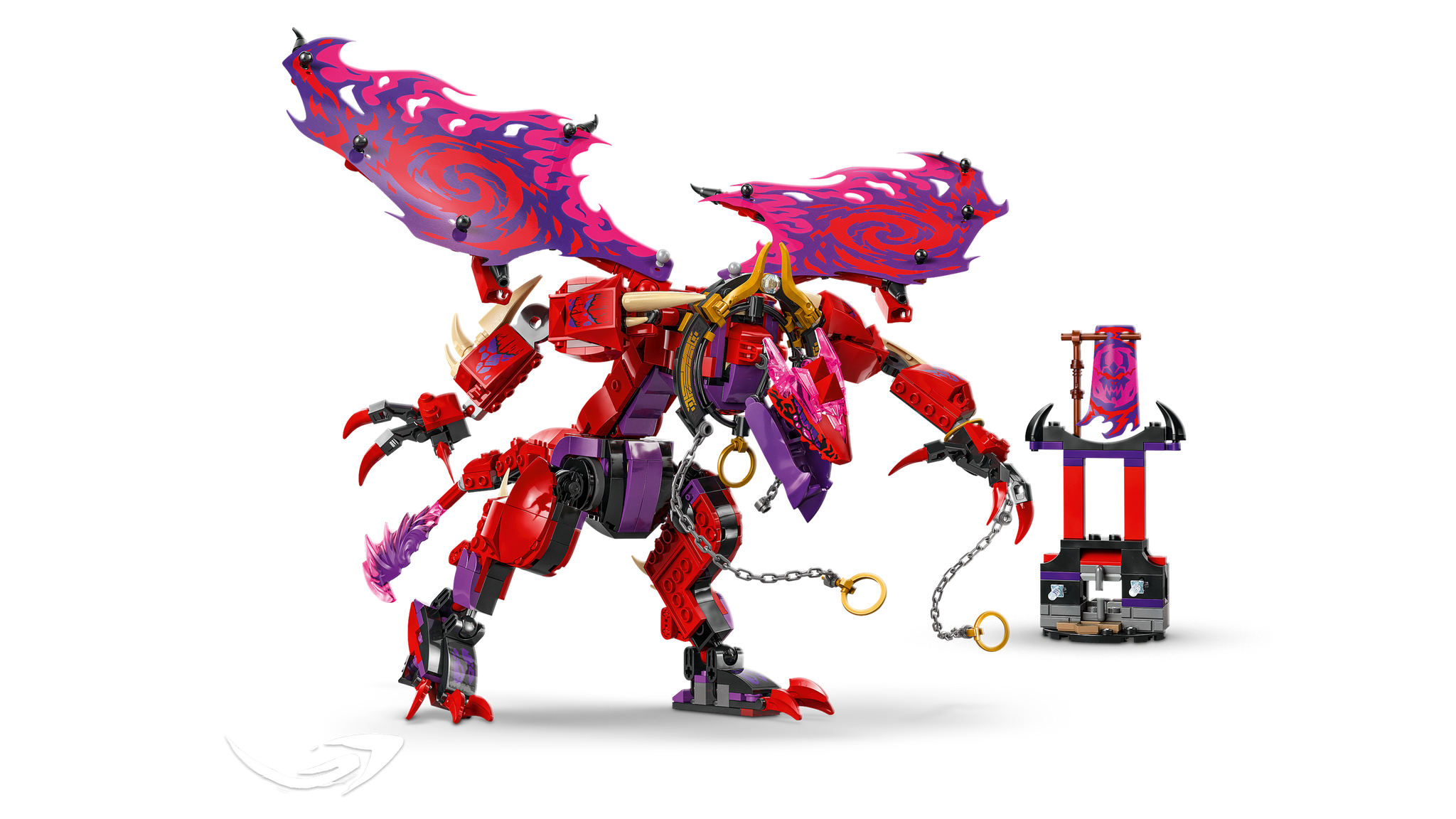 LEGO Ninjago Thunderfang Dragon Of Chaos Ninja 71832 Building Set