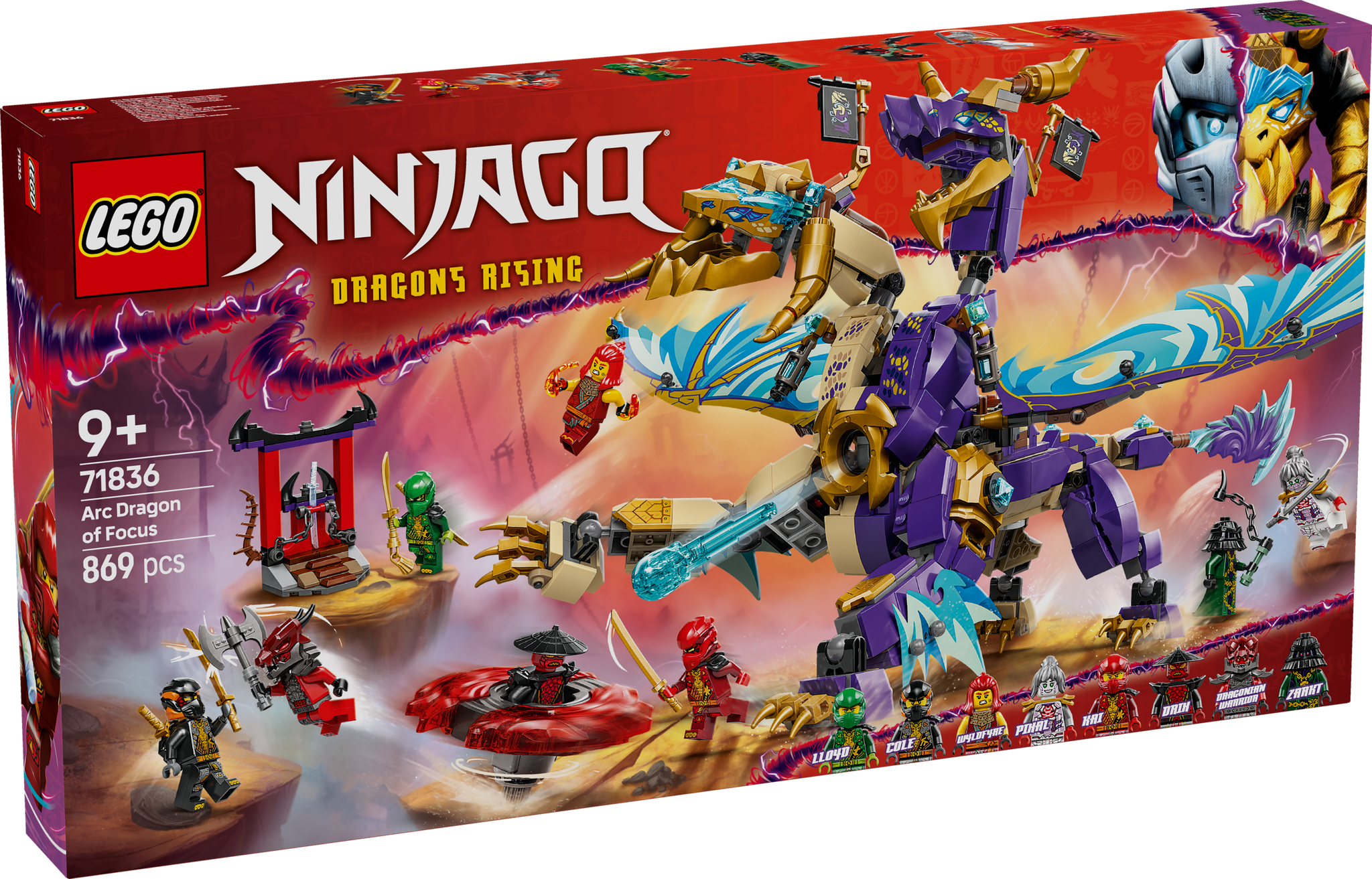 LEGO Ninjago Arc Dragon Of Focus Ninja 71836 Building Set – lego