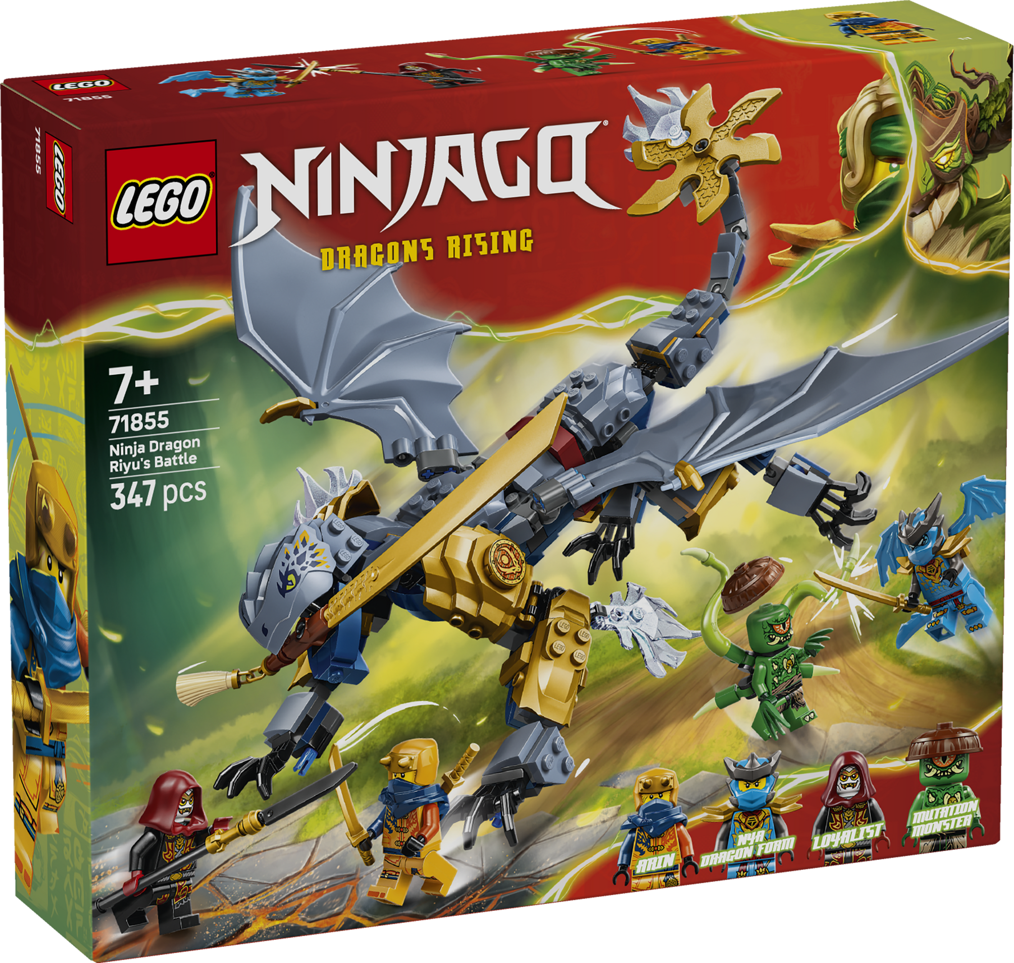 LEGO® NINJAGO® Ninja Dragon Riyu's Battle Ninja Toys 71855 – lego