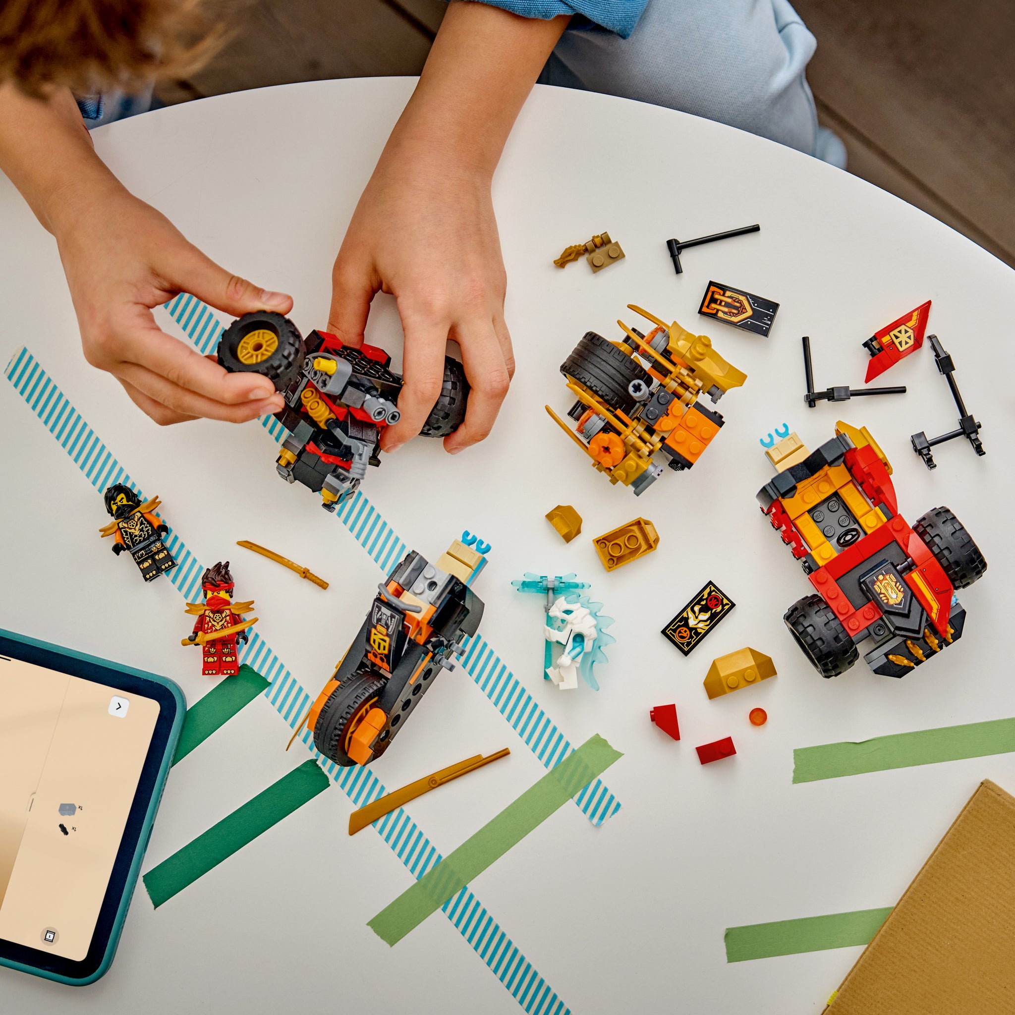 Kai and Cole's Combiner Vehicles – lego certified store