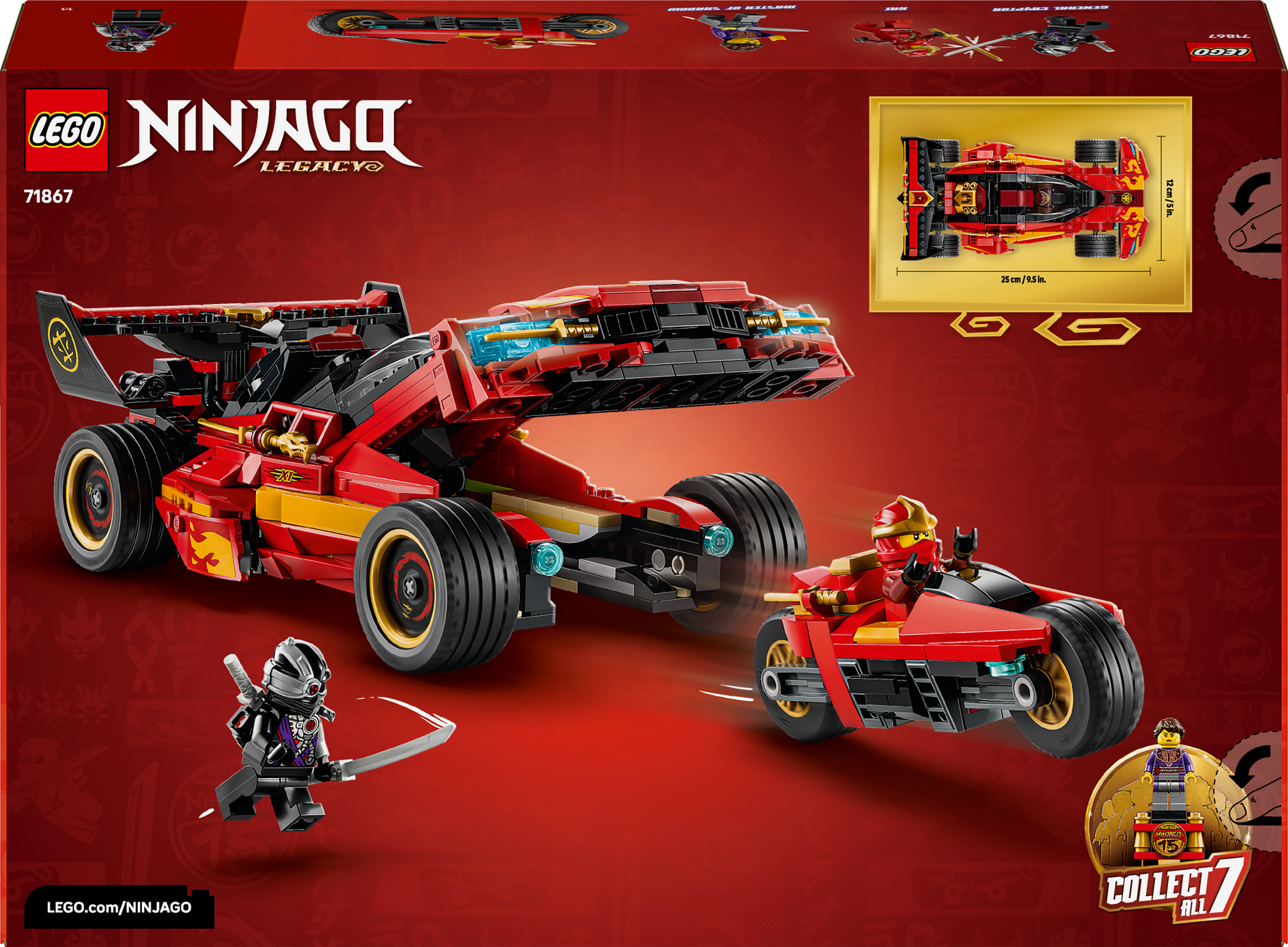 LEGO® NINJAGO® X-1 Ninja Charger 15th Anniversary Toy 71867 – lego