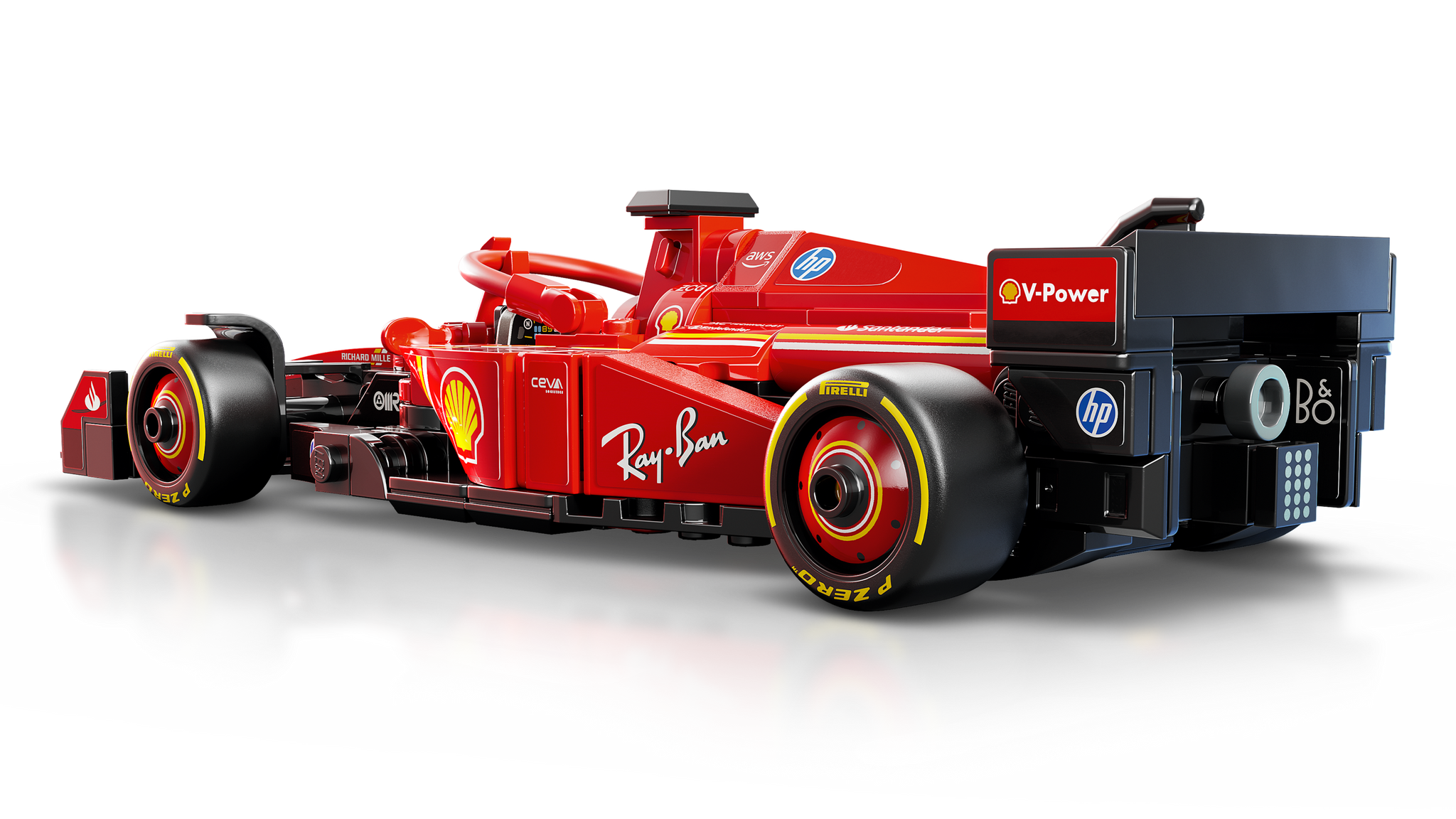 LEGO Speed Champions Ferrari Sf 24 F1 Race Car Driver 77242