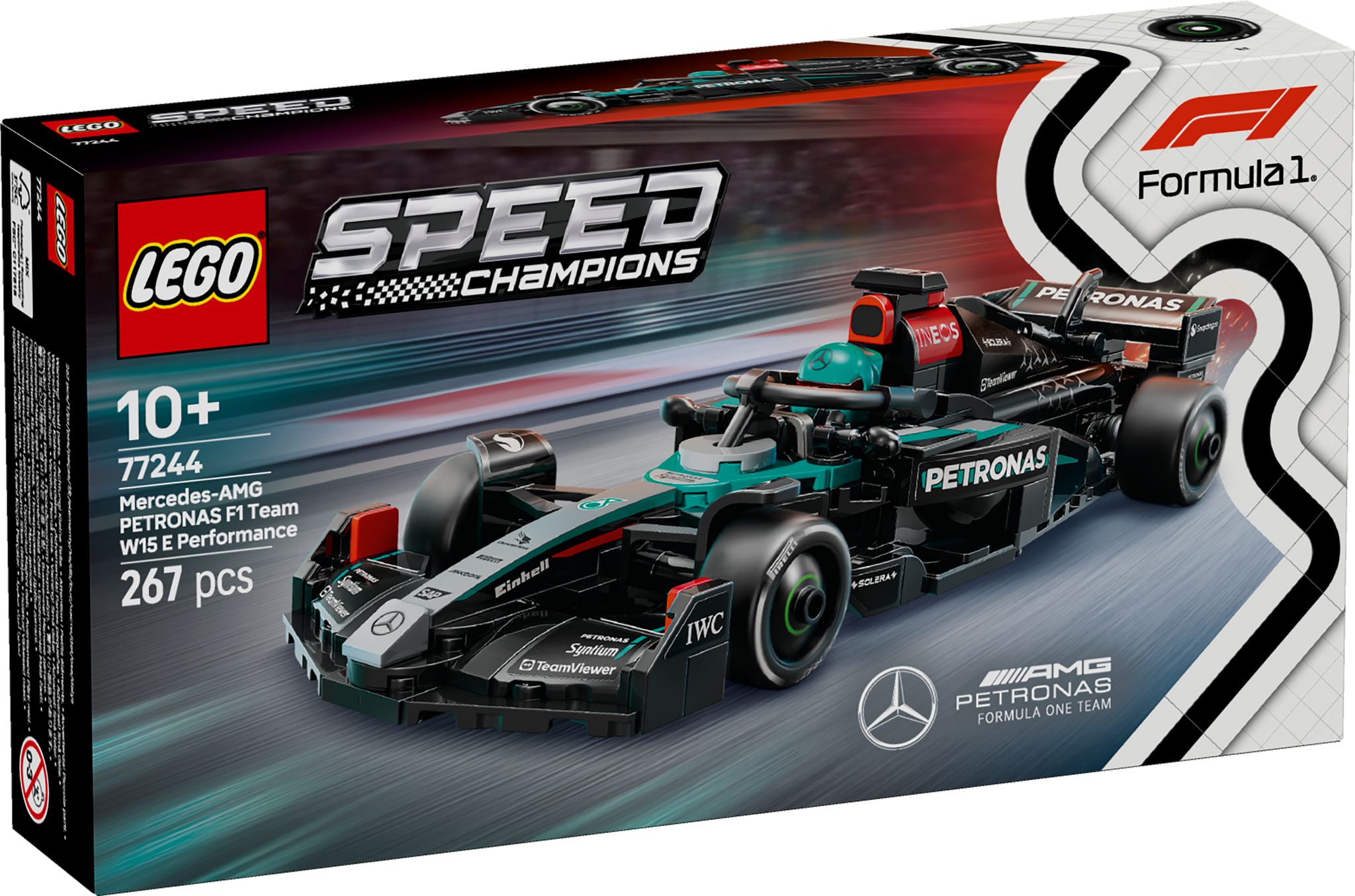 LEGO Speed Champions Mercedes Amg F1 W15 Race Car 77244 Building