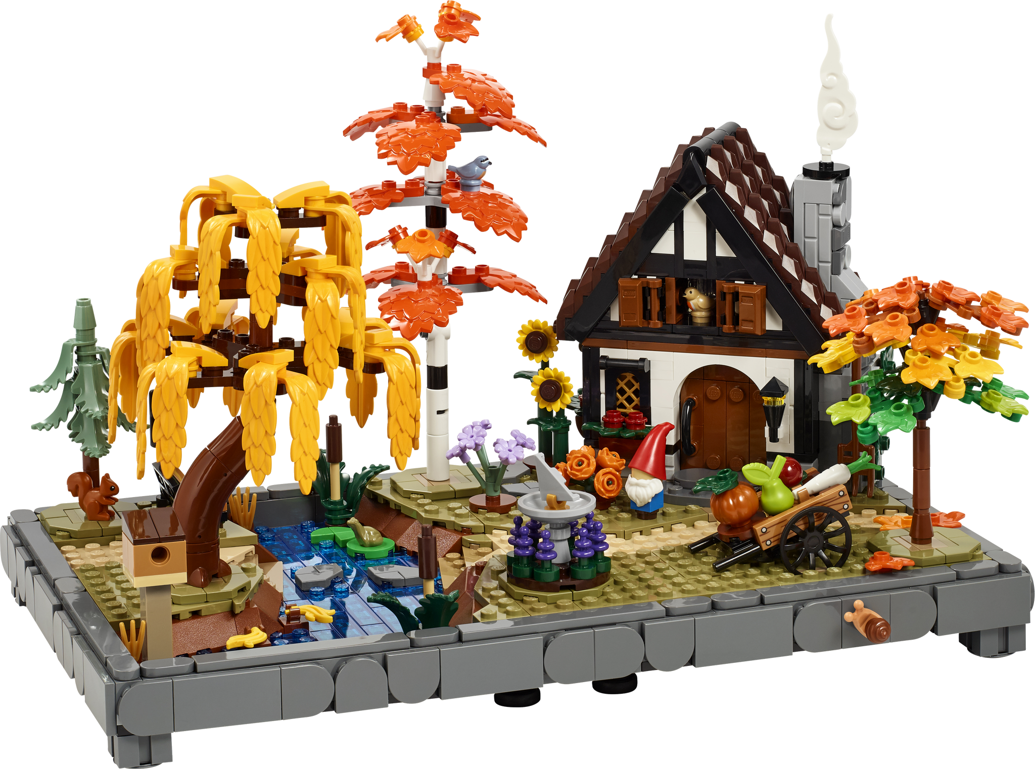 LEGO® Icons Autumn Cottage Garden Model Building Kit 11372 – lego